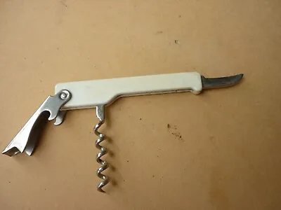 Vintage  Folding Cork Screw / Bottle Opener / Knife Blade • $19