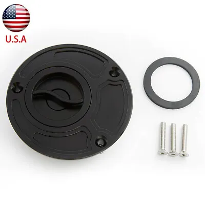 For YZF R6 R6S R1 R1S R1M R125 R3 R25 MT03 CNC Gas Cap Tank Fuel Cover Oil Motor • $23.98
