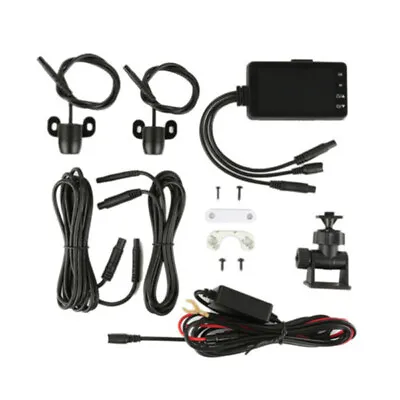 3  LCD Motorcycle DVR Recorder Video View Front & Rear Waterproof Dual Camera • $45.30