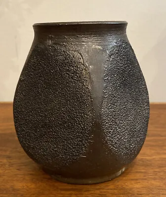 Vintage Hand Thrown Studio Art Pottery Stoneware Vase Signed By Artist • $27.95