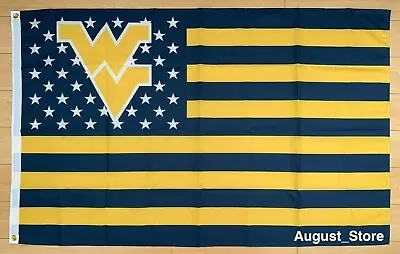 West Virginia University Mountaineers 3x5 Ft Flag WVU NCAA • $13.47