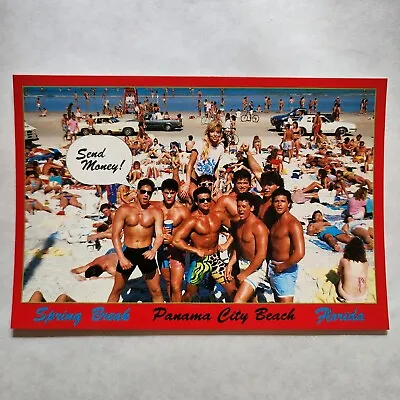 Vintage Panama City Beach Spring Break Postcard Sexy Florida Men Party 80s 90s • $4.75