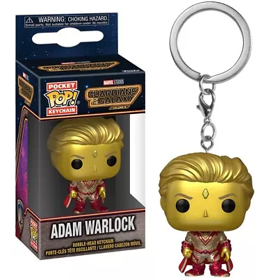 Funko POP! Keychain Marvel Adam Warlock Guardians Of The Galaxy 3 Vinyl Keyring • £8.95