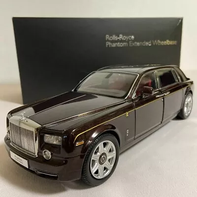 Kyosho 1/18 Rolls-Royce Phantom EWB Deep Garnet KS08841DE W/Box Second Hand • $379.99