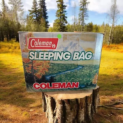 Vintage Coleman Vagabond II Sleeping Bag - Teal 33' X 75' • $49.99