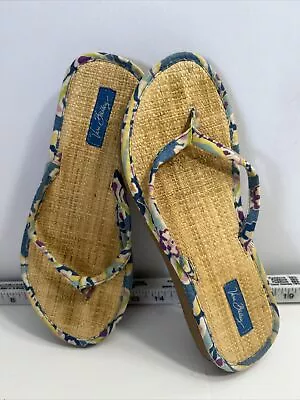 Vera Bradley Summer Flip Flop Sandals Multi Colored US Size Small • $8.99