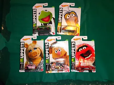 2020 Hot Wheels The Muppets Complete Set Of 5 Die Cast Cars 1:64 Scale • $19.99