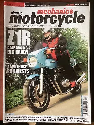 Classic Motorcycle Mechanics July 2009 Yamaha RD350 YPVS Kawasaki Z1R Z900 GSXR • £5.15