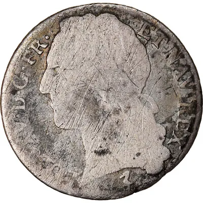 [#857828] Coin France Louis XV 1/10 Écu Au Bandeau 12 Sols 1/10 ECU 1749  • £92.35