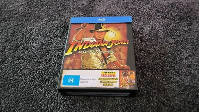$19.99 • Buy Indiana Jones Raiders Lost Ark Temple Doom Last Crusade Crystal Skull Blu Ray