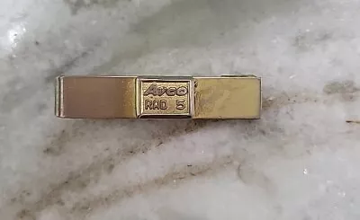 Vintage Tie Clip 10k GF With Avco RAD 5 Insignia • $5