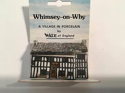 Wade Whimsey On Why Mini Ceramic House #15 STAG HOTEL 1981 • $8.99