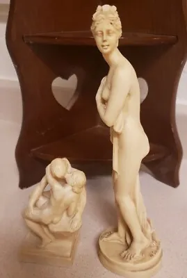 Vintage A. SANTINI Classic Figure Sculpture & Love Statue Marked Diogenes • $45