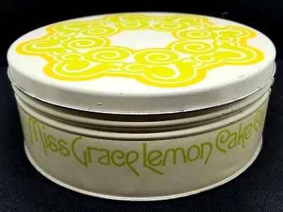 Vintage Miss Grace Lemon Cake Tin Beverly Hills California Bakery Memorabilia • $13.75