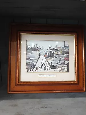 £16.99 • Buy L  S Lowry  (Canal Bridge) Framed Art Vintage