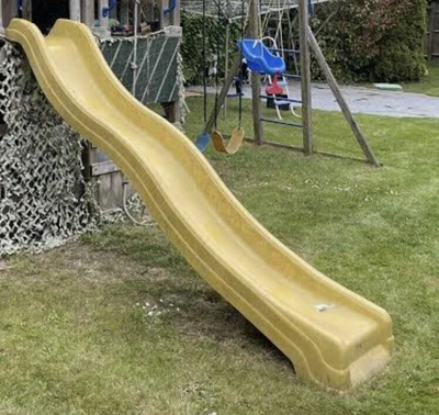 £5.50 • Buy Large Wavey Garden Slide Yellow. Came Off Costco Climbing Frame. 3.1 Mtr
