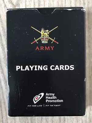 A Pack Of ARMY HEALTH PROMOTION Playing Cards With 2 Jokers • $10.11