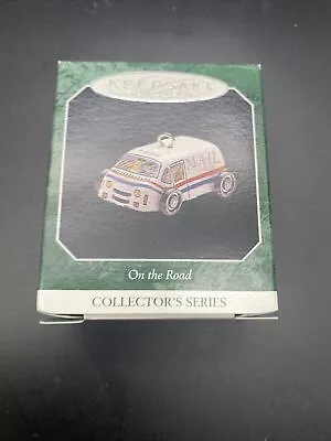 Hallmark Miniature Ornament On The Road Mail Carrier 1998 A21 • $7.99