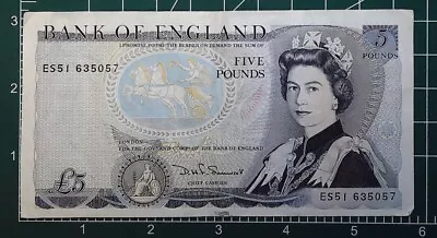 1971-1991 Bank Of England 5 Pounds  Queen Elizabeth Add  To Your Collection • $14.99