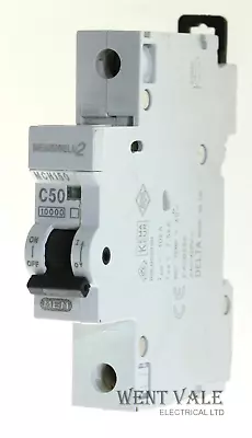 MEM Memshield 2 - MCH150 - 50a Type C Single Pole MCB Used • £28.30