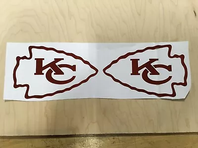 Kansas City Chiefs Helmet Decals  - FS Helmet Pro Combat Multiple Colors • $24.99