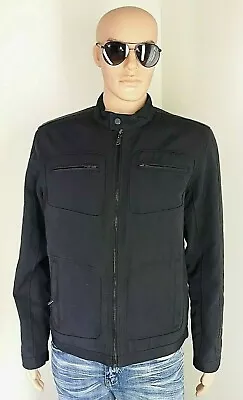 BLACK RIVET JACKET CAFE RACER STYLE Men's Medium  • $42.40