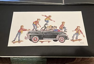 Mark Chilcott - Back To The Future - OG Original Artwork NT Mondo Bottleneck • $199.95