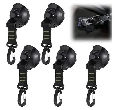 $8.99 • Buy Heavy Duty Vacuum Suction Cup Hooks For Camping Rv,Outdoor Suction Cups Anchor