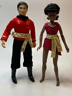 2 MEGO STAR TREK MIRROR MIRROR FIGURE LOT SULU UHURA Mint • $19.99