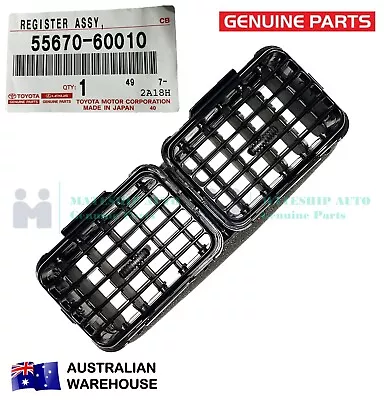 GENUINE Toyota LandCruiser 80 Series Centre Dash Air Vent Grille Outlet 1990-95 • $69.29