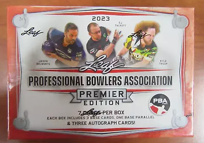 2023 Leaf PBA Premier Edition Hobby Box Three Autographs Factory Sealed • $188.05