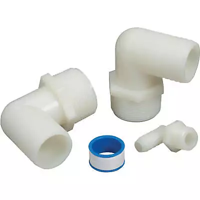 Moeller Marine 41390 Waste Water Tank 90 Degree Fitting Kit 041390 • $38.42