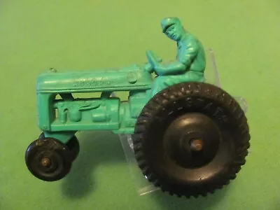 Vintage AUBURN Rubber Green Farm Tractor With Driver 1950s. • $14.95