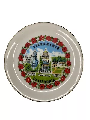 Collector Plate California Souvenir State Mini 3.5” Vintage • $5.09