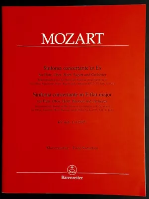 Sinfonia Concertante In E Flat Major Flute Oboe Horn Basson & Orchestra Mozart • $16.97
