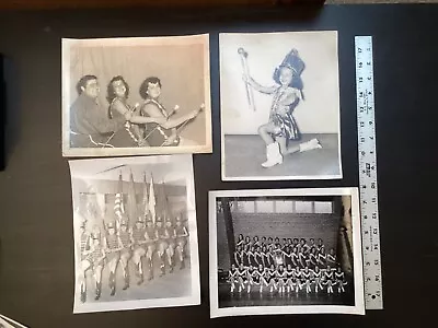 Ten Vintage Pretty Baton Twirler Majorette Photos Shea's Strutters Waukegan IL • $12.95