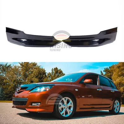 Front Fangs For Mazda 3 2003-2009 Sport Hatchback Axella Bumper Lip Body Kit Kl • $150