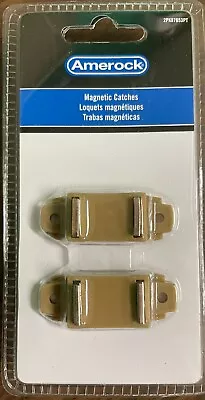 AMEROCK CABINET DOOR CATCH (3- PACK) TAN Magnetic Closures Magnets • $15.99