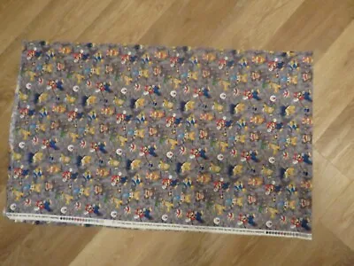 Creative Springs Mario Nintendo Characters Gray Background 1 Or 2 Yards • $8.49