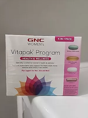 GNC Women's Vitapak Program Health & Wellness 30 Day Supply EXP 03/2024 • $19.99