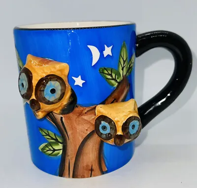 3D Owl Mug By Mulberry Home Collection 4” Tall 3.25” Wide • $8