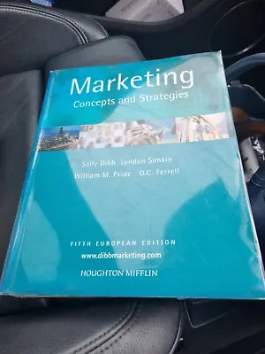 Marketing Concepts And Strategies 5th Edition Book • £0.99