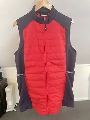 J.LINDEBERG Kenny Hybrid Vest Barbados Cherry • $150