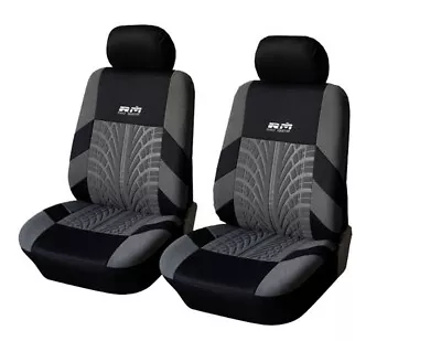 Classic Embroidery Car Seat Covers Set Washable Fit For Most Brand Vehicle 2PCS • $33.11