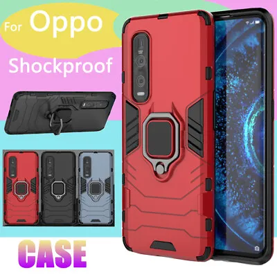$9.89 • Buy For OPPO A15 A53s Find X2 X5 Lite Neo Pro Heavy Duty Shockproof Case Ring Cover