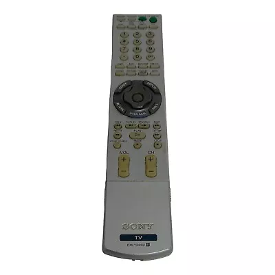 🥝 SONY RM-YD002 Remote Control KDF-E55A20 KDF-E60A20 KDL-V26XBR1 KDL-V32XBR1 F5 • $2.55