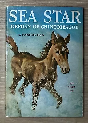 Sea Star Orphan Of Chincoteague By Marguerite Henry Kids Paperback Horse 1966 • $10