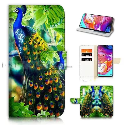 ( For Optus X Power 2 ) Flip Wallet Case Cover AJ40593 Peacock • $12.99