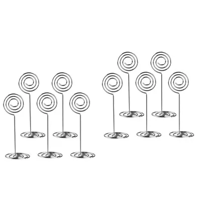  12 Pcs Table Number Holders Place Card Wedding Decorations For Home • £13.59