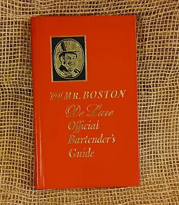 Old Mr. Boston De Luxe Official Bartender's Guide 1963 - Vintage HC W/labels • $20